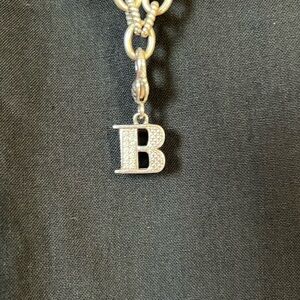 Judith Ripka Sterling Silver Letter “B” Charm